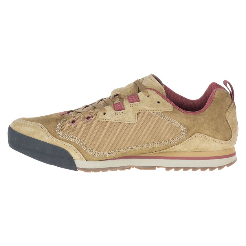 Basket Merrell Burnt Rock Travel Suede Marron Clair Homme | T.Q.DJXF